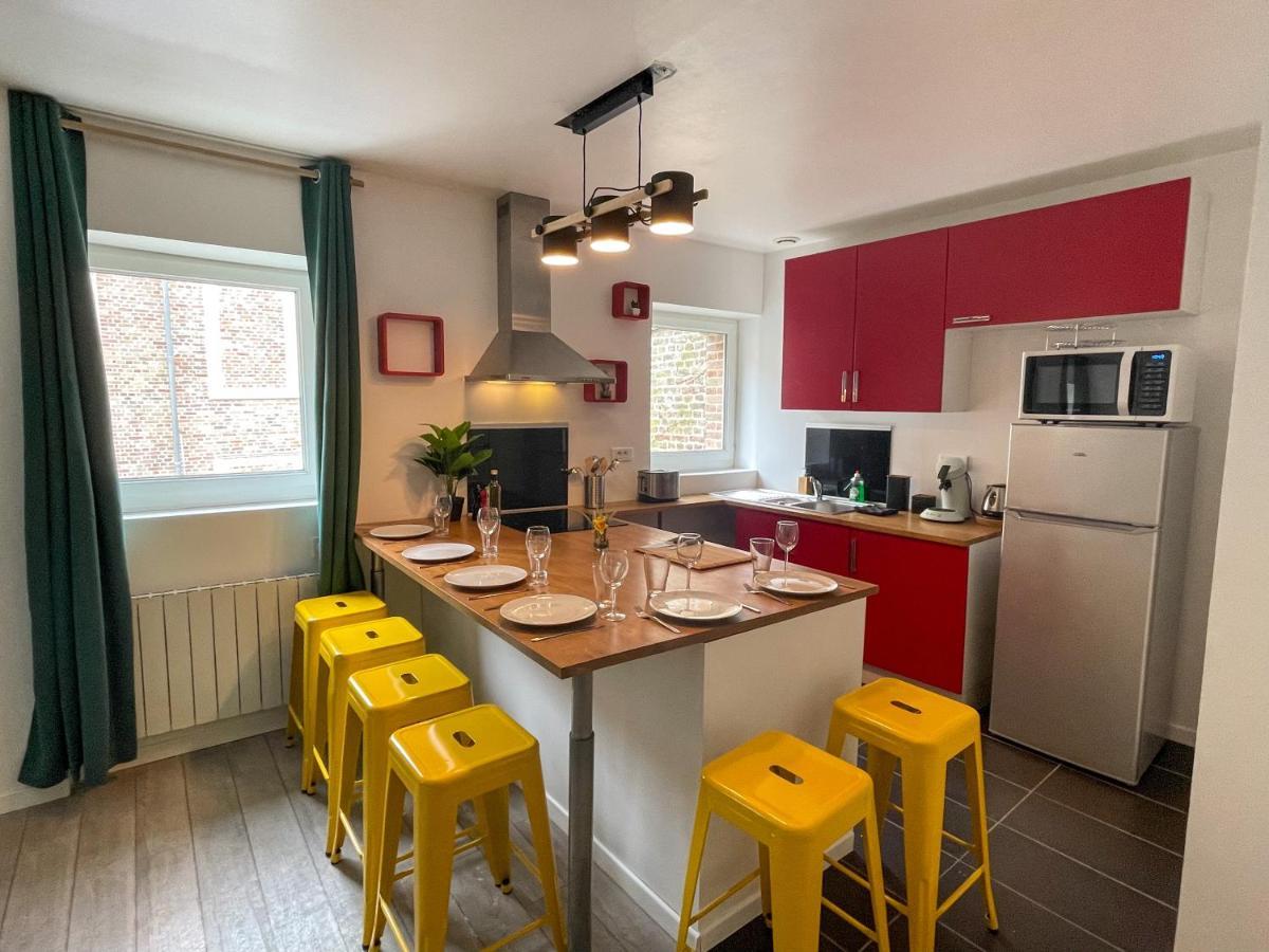 Superbe Appartement-Sauna-Cinema-Parking-Gare Amiens Exteriör bild
