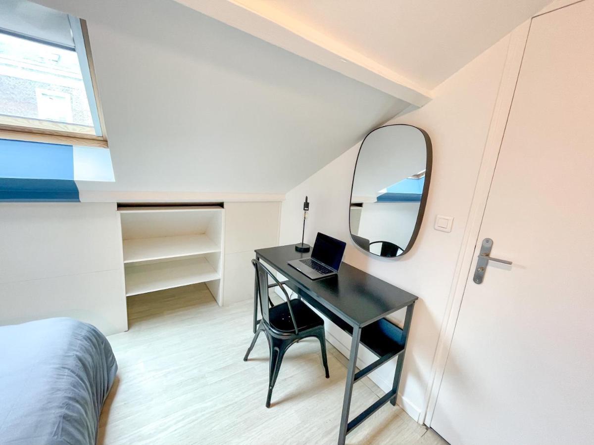 Superbe Appartement-Sauna-Cinema-Parking-Gare Amiens Exteriör bild