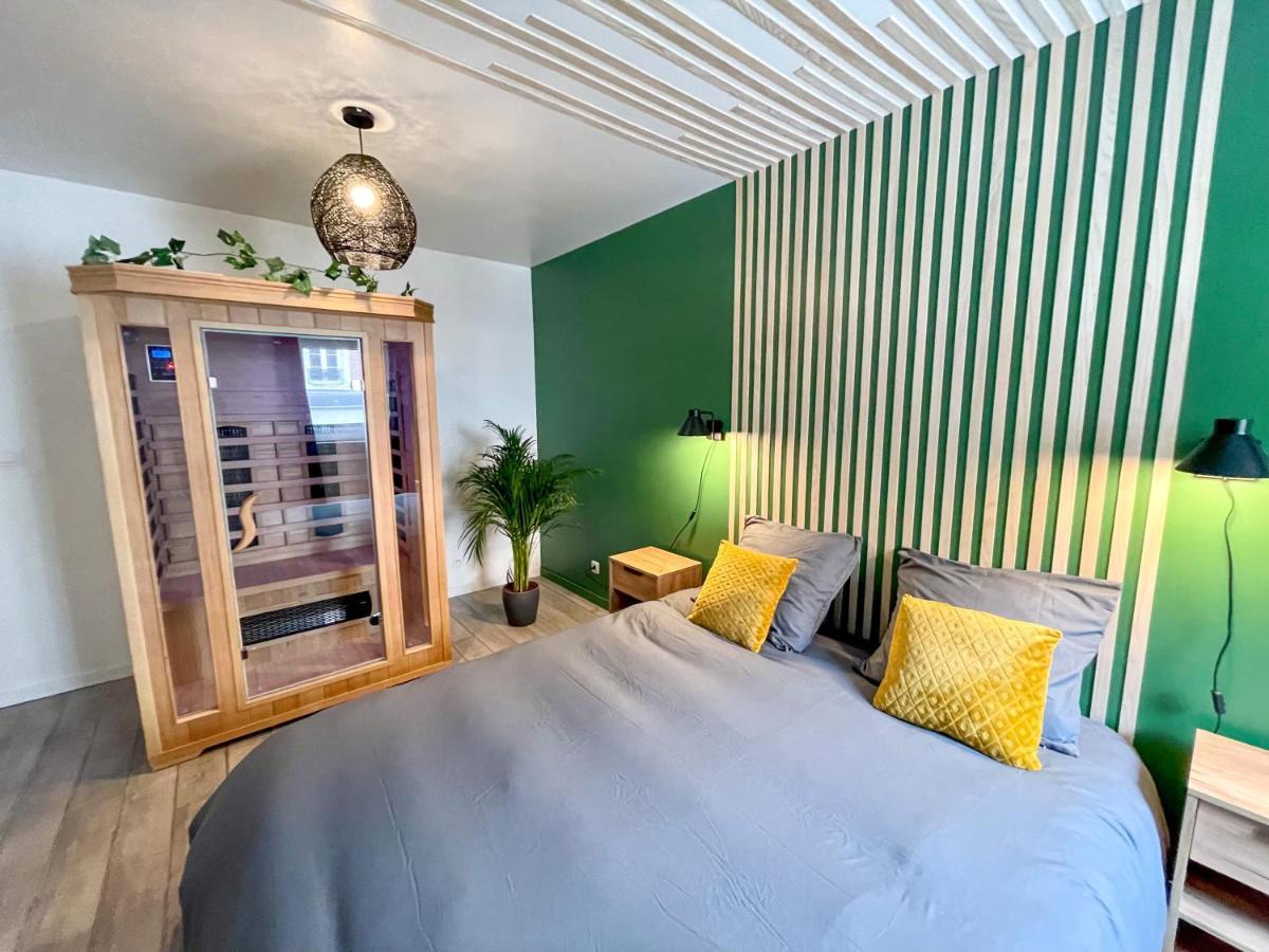 Superbe Appartement-Sauna-Cinema-Parking-Gare Amiens Exteriör bild