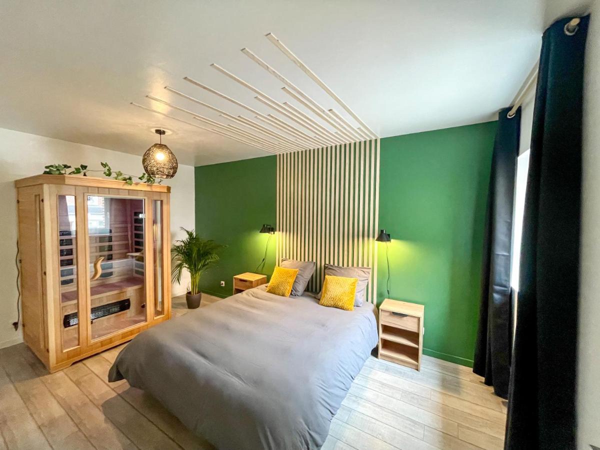 Superbe Appartement-Sauna-Cinema-Parking-Gare Amiens Exteriör bild