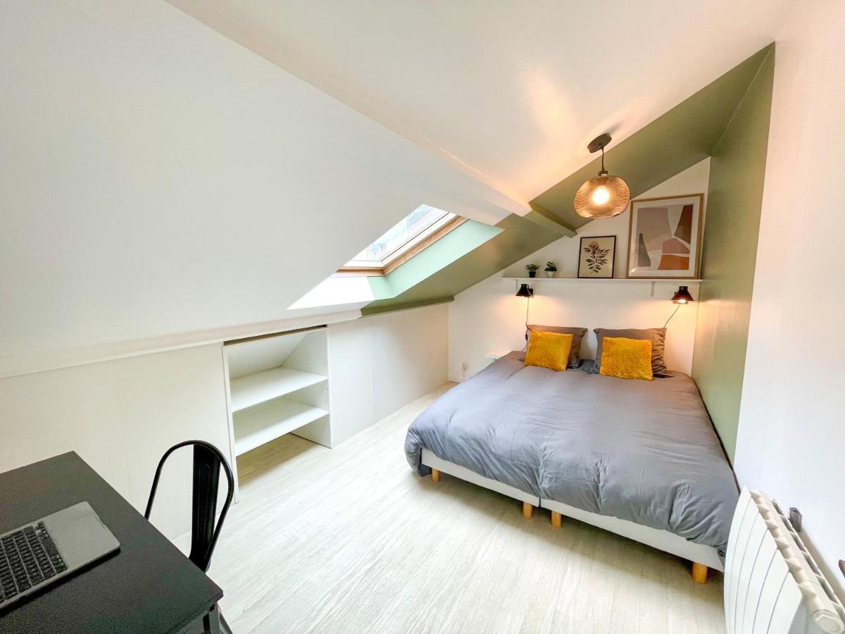 Superbe Appartement-Sauna-Cinema-Parking-Gare Amiens Exteriör bild