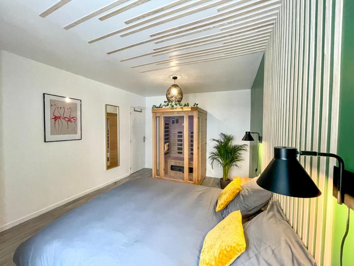 Superbe Appartement-Sauna-Cinema-Parking-Gare Amiens Exteriör bild