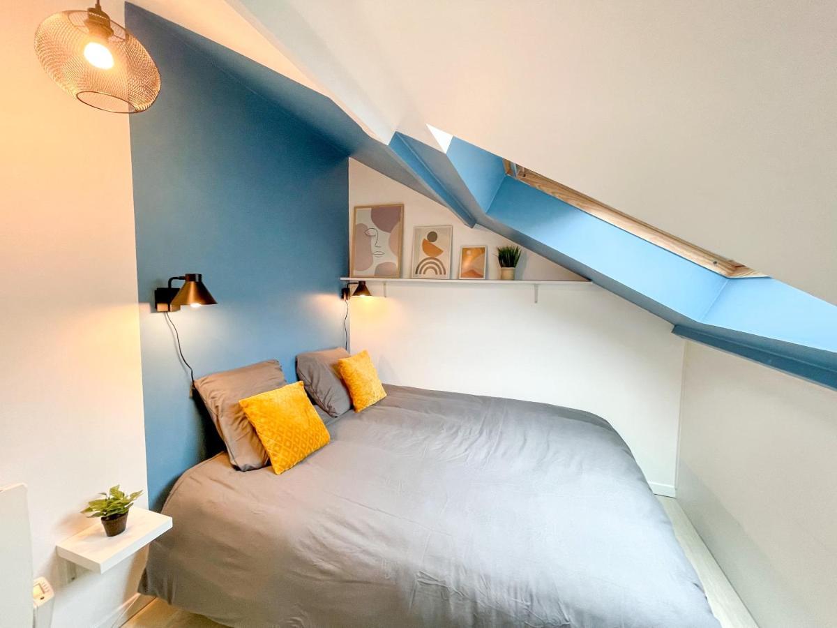 Superbe Appartement-Sauna-Cinema-Parking-Gare Amiens Exteriör bild
