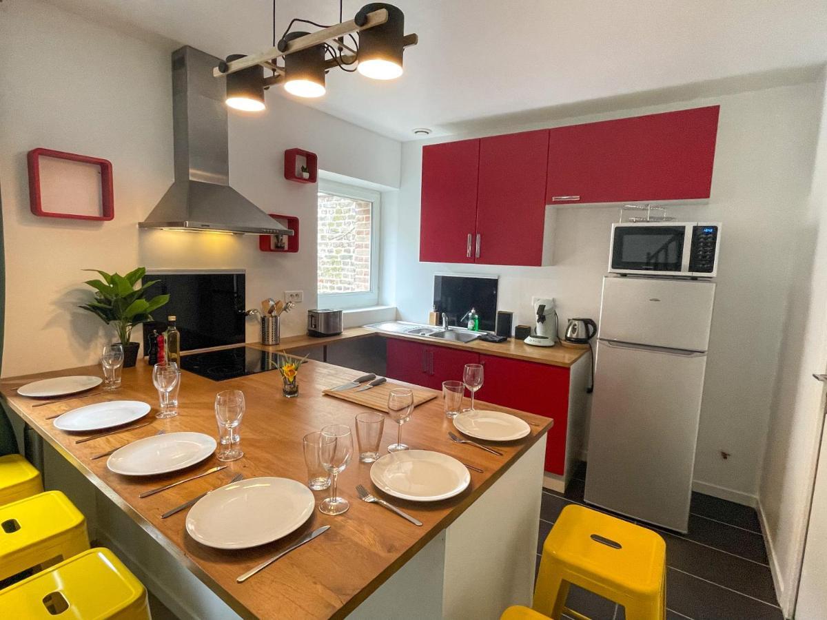 Superbe Appartement-Sauna-Cinema-Parking-Gare Amiens Exteriör bild
